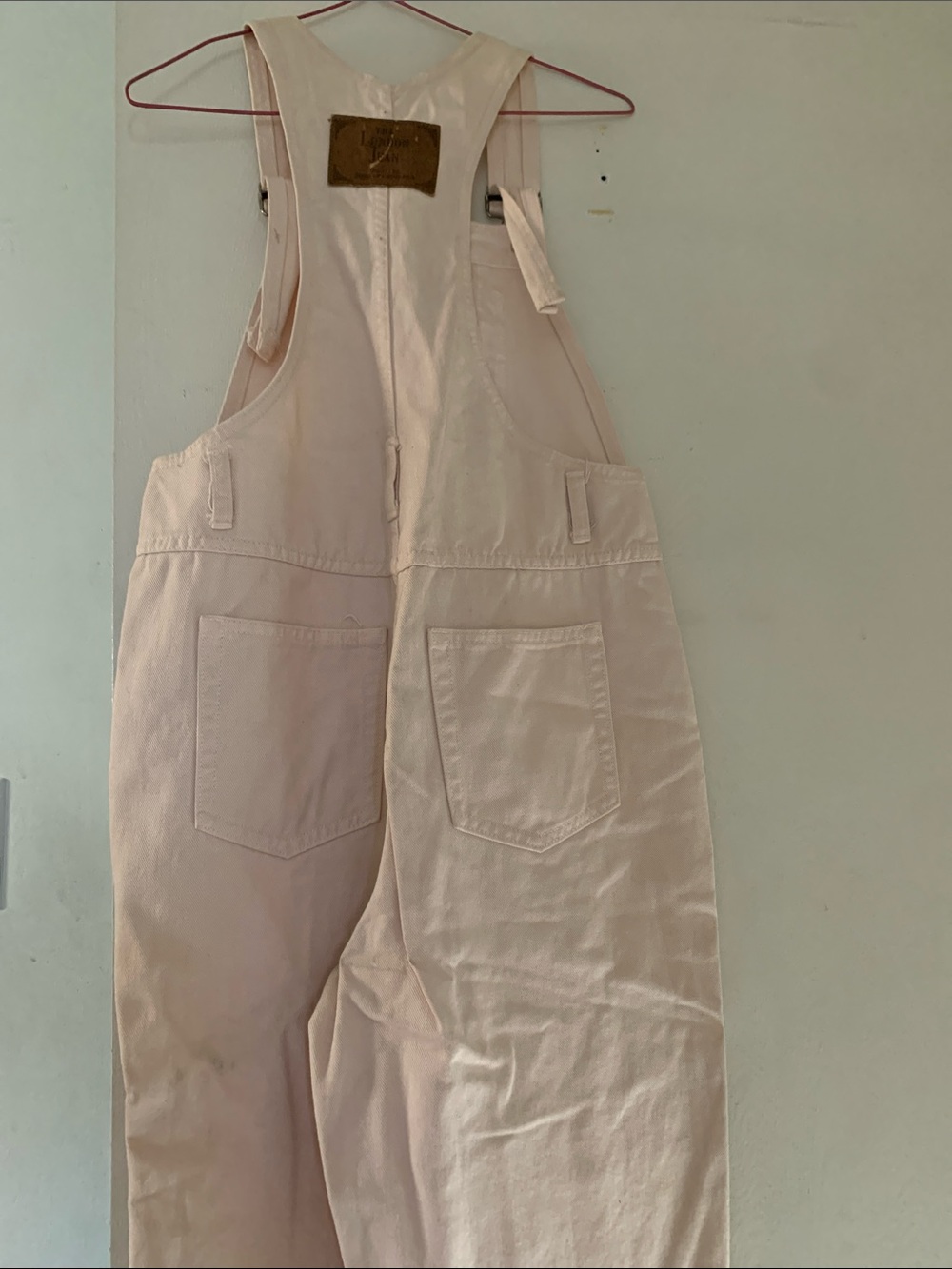 🌸 RARE Vintage 90s Victoria's Secret London Jeans Baby Pink Overalls ✨ - Picture 3 of 10